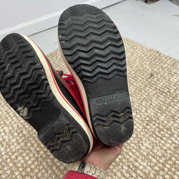 SOREL Yoot Pac Nylon Big Kids SZ 4 Pink Winter Boots NY 1962-600 Snow Boots - Picture 6 of 11